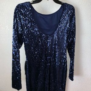 Sparkly Long sleeve dress